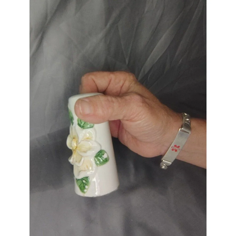 Vintage Wang’s International Magnolia Salt and Pepper Shaker Set